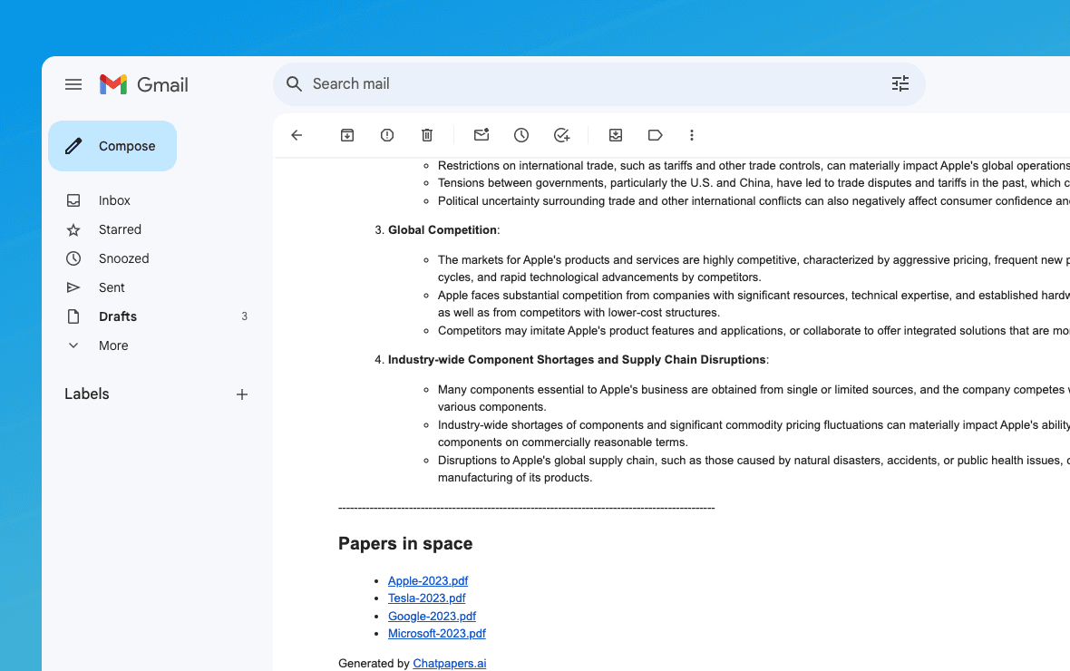 Post-Reading: Get your summary report